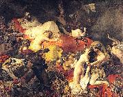 Eugene Delacroix La Mort de Sardanapale painting